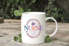 Coffee Scrubs Nurse & Rubber Gloves SVG Bundle - CraftNest - Digital Crafting and Art