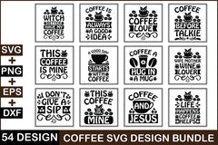 Coffee SVG Bundle 9 - CraftNest - Digital Crafting and Art