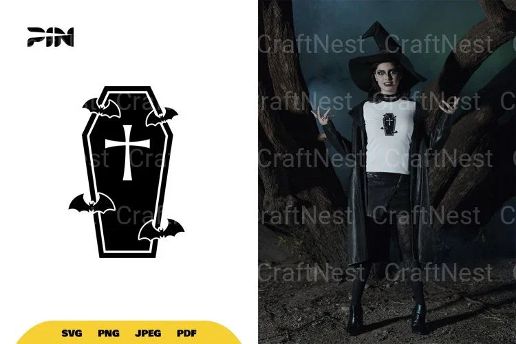 Coffin Halloween SVG Bundle - CraftNest - Digital Crafting and Art
