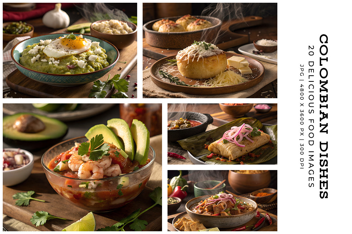 Colombian Dishes - Stock Images