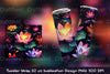 Colorful Lotus Tumbler Wrap