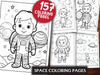 Space Coloring Pages