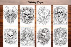 Tattoos Coloring Pages - CraftNest - Digital Crafting and Art