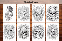 Tattoos Coloring Pages - CraftNest - Digital Crafting and Art