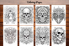 Tattoos Coloring Pages - CraftNest - Digital Crafting and Art