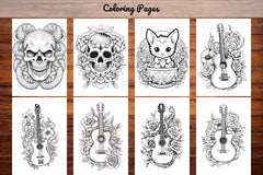 Tattoos Coloring Pages - CraftNest - Digital Crafting and Art