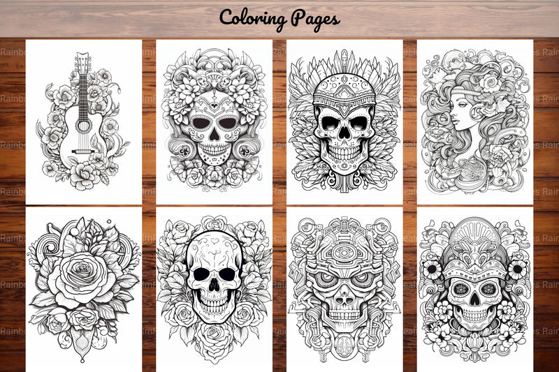 Tattoos Coloring Pages - CraftNest - Digital Crafting and Art