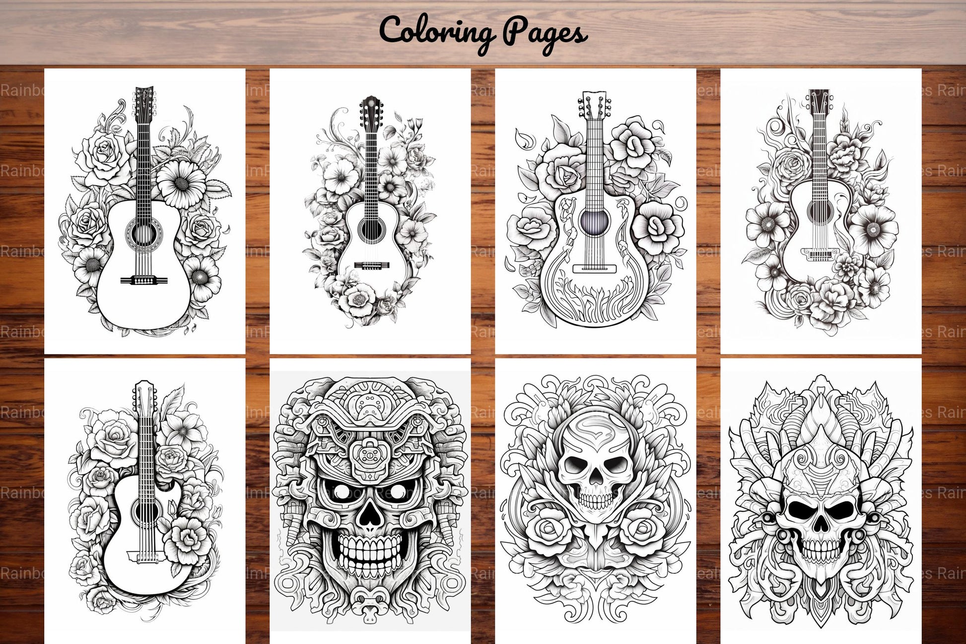 Tattoos Coloring Pages - CraftNest - Digital Crafting and Art
