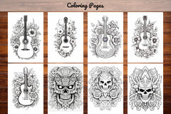 Tattoos Coloring Pages - CraftNest - Digital Crafting and Art