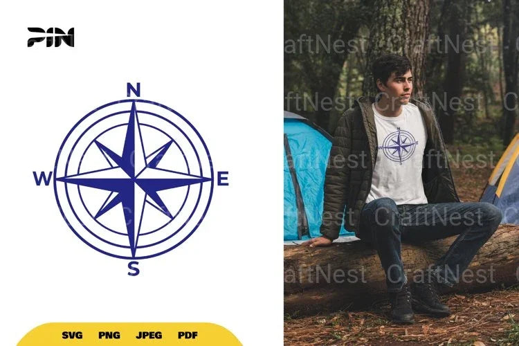 Compass Adventure SVG Bundle - CraftNest - Digital Crafting and Art