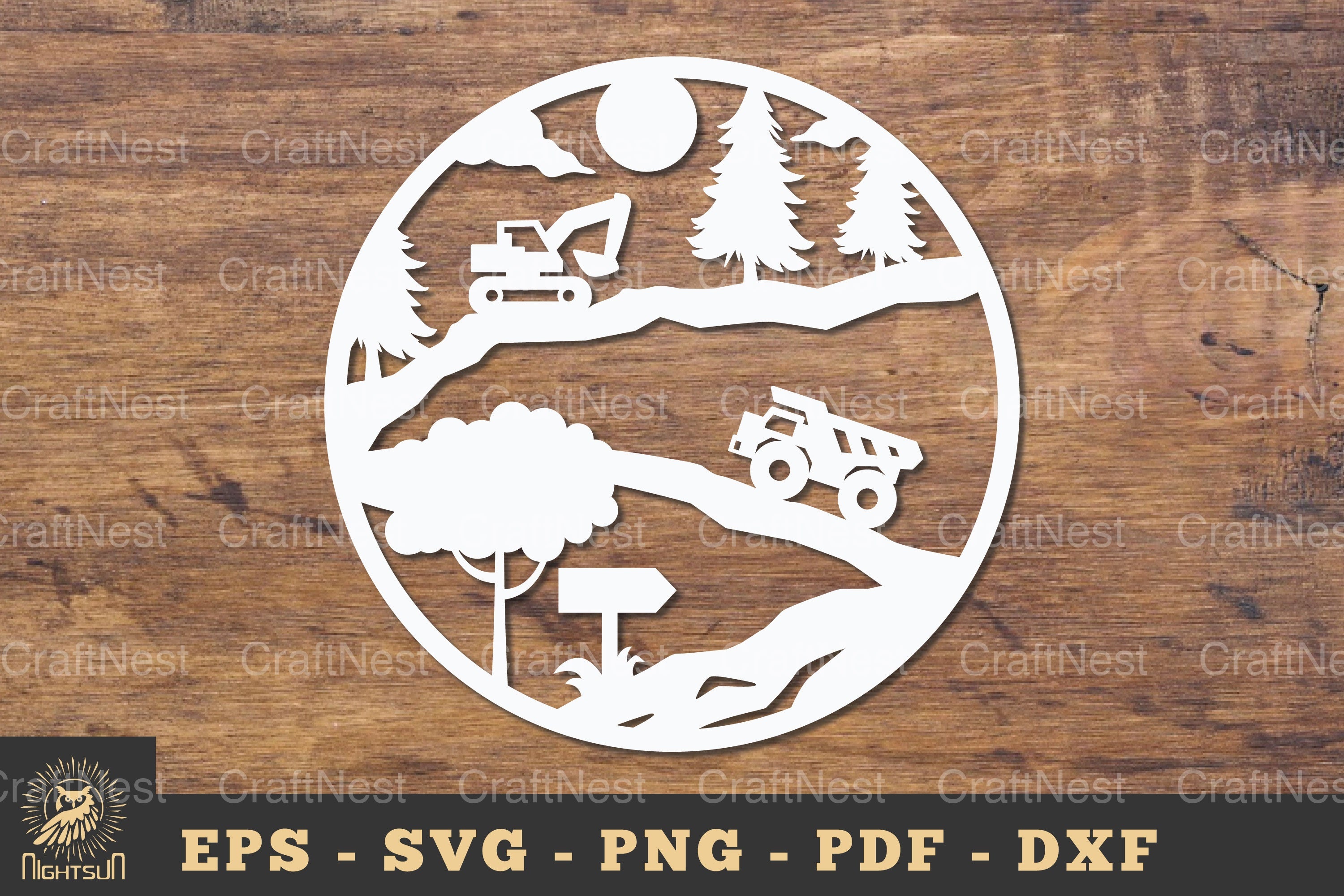 Construction Work Papercut SVG Bundle - CraftNest - Digital Crafting and Art