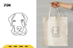 Continuous Line Dog SVG Bundle - CraftNest - Digital Crafting and Art