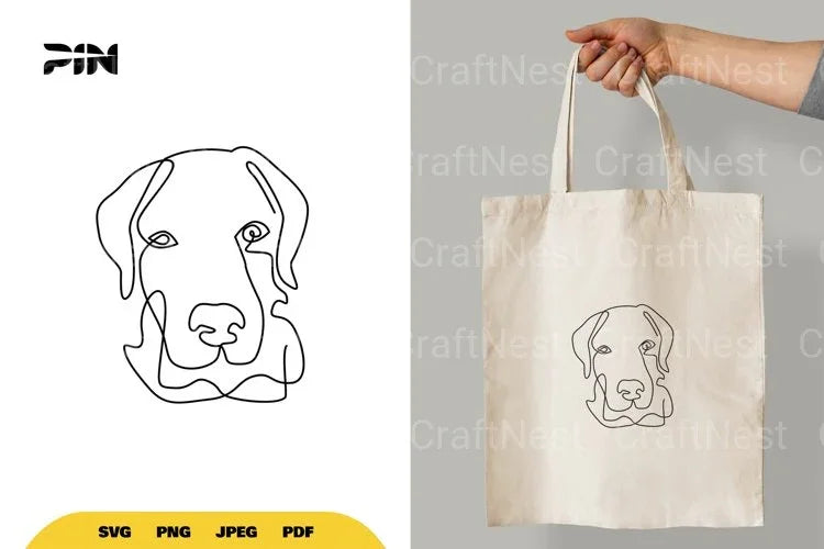 Continuous Line Dog SVG Bundle - CraftNest - Digital Crafting and Art