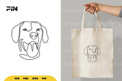 Continuous Line Dog SVG Bundle - CraftNest - Digital Crafting and Art