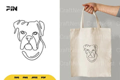 Continuous Line Dog SVG Bundle - CraftNest - Digital Crafting and Art