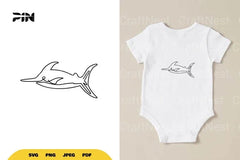 Continuous Line Fish SVG Bundle - CraftNest - Digital Crafting and Art