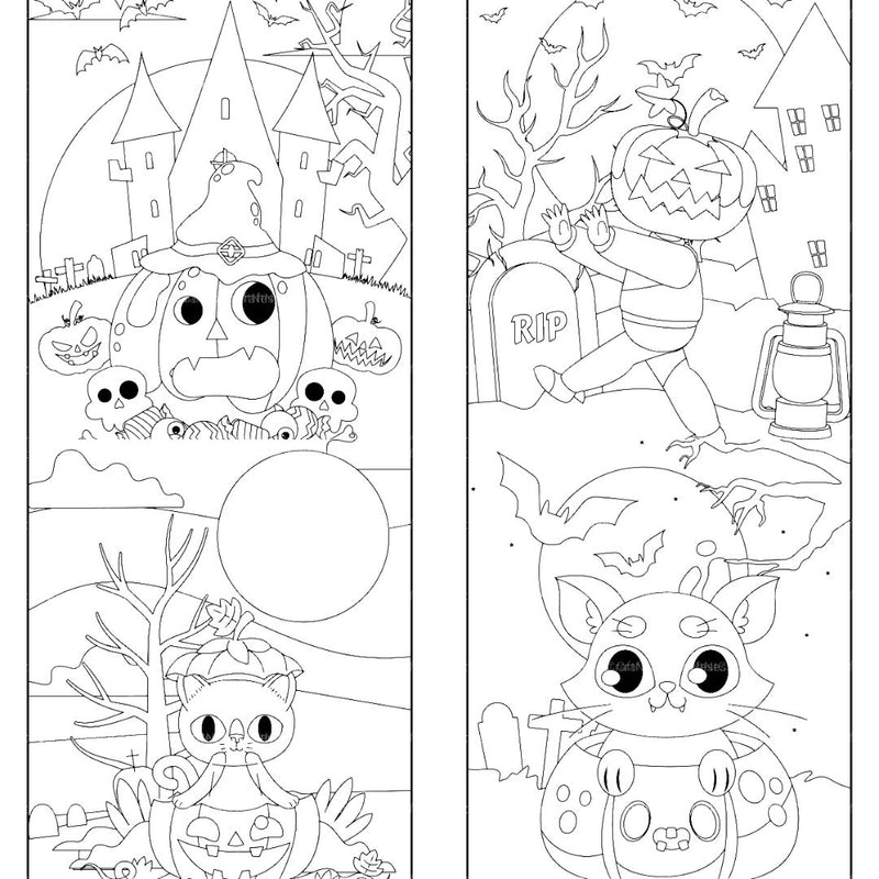 Kids Halloween Ghost Coloring Book - CraftNest - Digital Crafting and Art