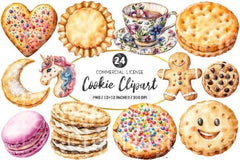 Cookie Clipart Bundle - CraftNest - Digital Crafting and Art