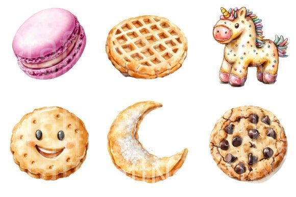 Cookie Clipart Bundle - CraftNest - Digital Crafting and Art