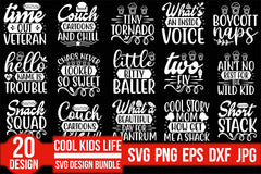 Cool Kids Life SVG Bundle - CraftNest - Digital Crafting and Art