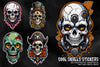 Cool Skulls Stickers