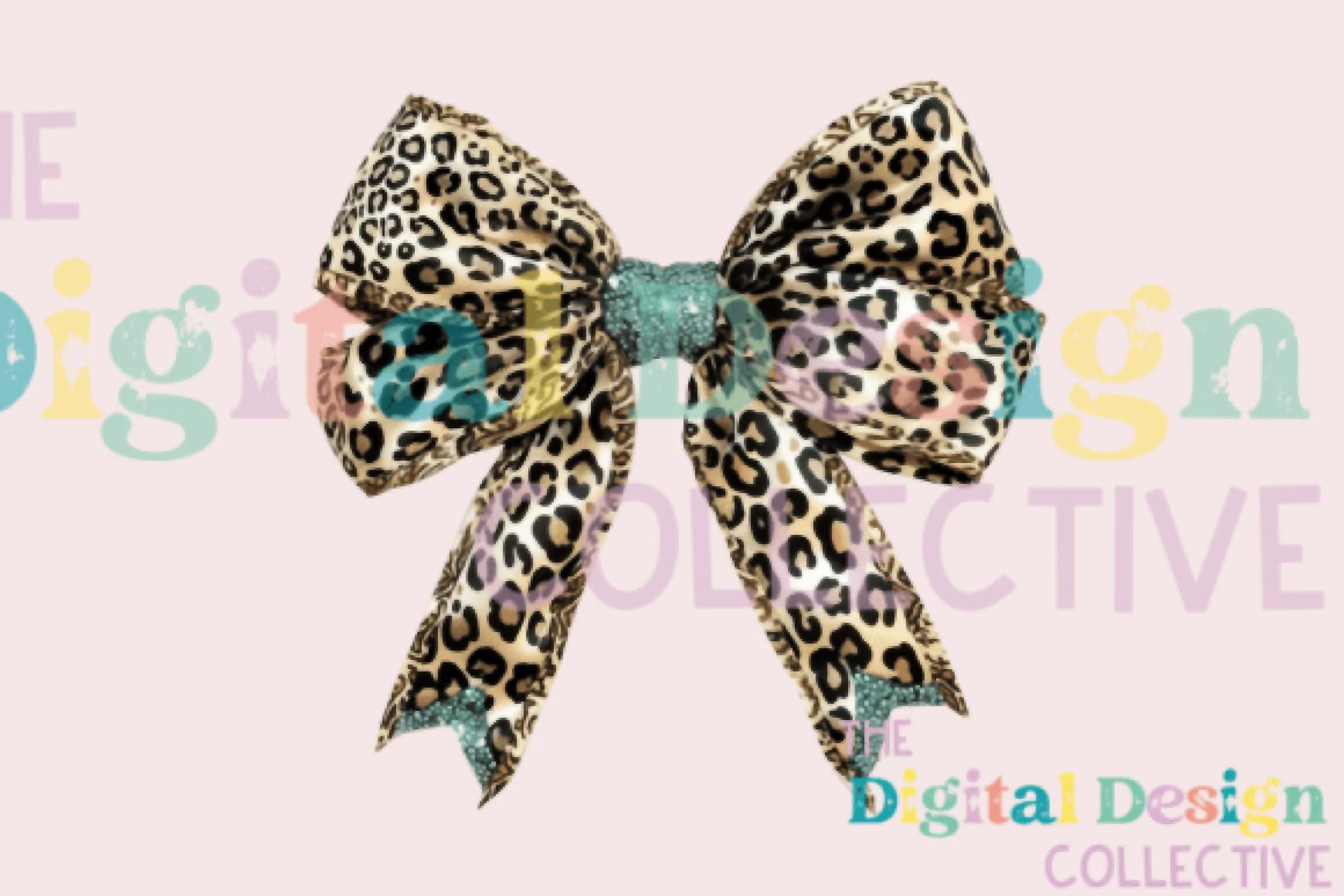 Leopard Turquoise Western Coquette Bow Clipart Bundle - CraftNest - Digital Crafting and Art