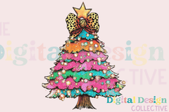 Coquette Glitter Christmas Tree Clipart Bundle - CraftNest - Digital Crafting and Art