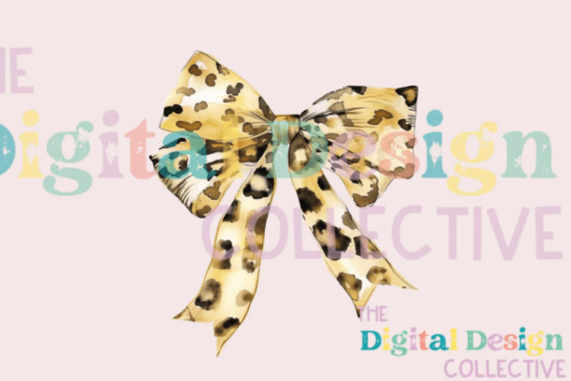 Leopard Turquoise Western Coquette Bow Clipart Bundle - CraftNest - Digital Crafting and Art