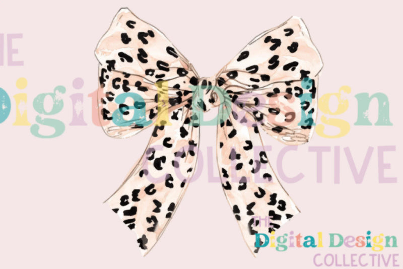 Leopard Turquoise Western Coquette Bow Clipart Bundle - CraftNest - Digital Crafting and Art