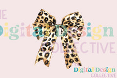 Leopard Turquoise Western Coquette Bow Clipart Bundle - CraftNest - Digital Crafting and Art