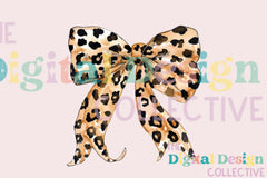 Coquette Leopard Bow Design Clipart Bundle - CraftNest - Digital Crafting and Art