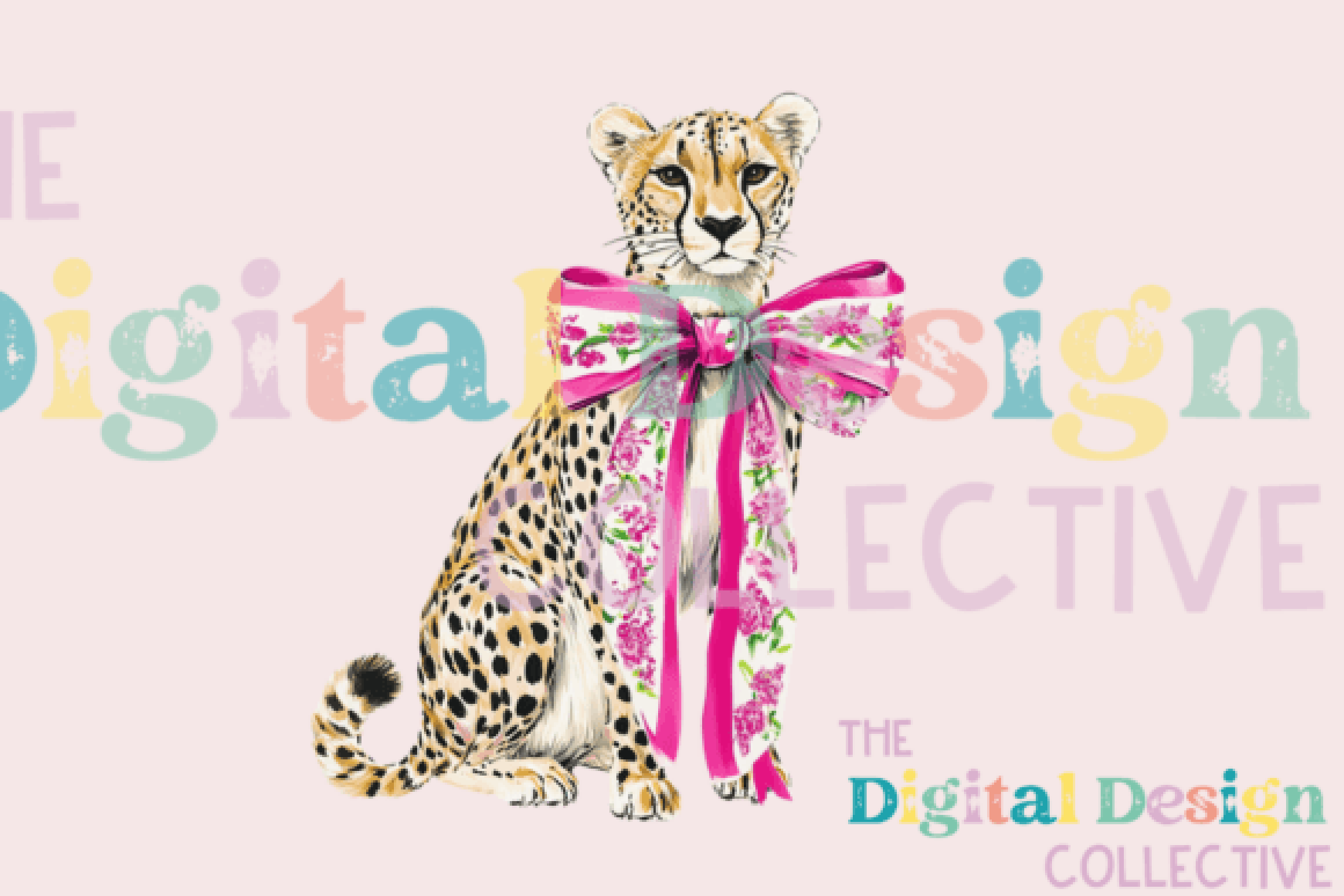 Coquette Leopard Print T-Shirt Clipart Bundle