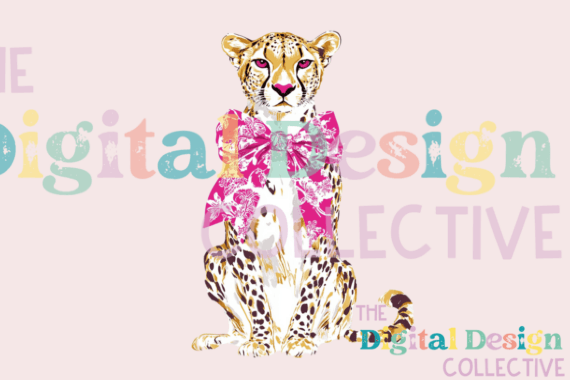 Coquette Leopard Print T-Shirt Clipart Bundle
