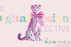 Coquette Leopard Print T-Shirt Clipart Bundle