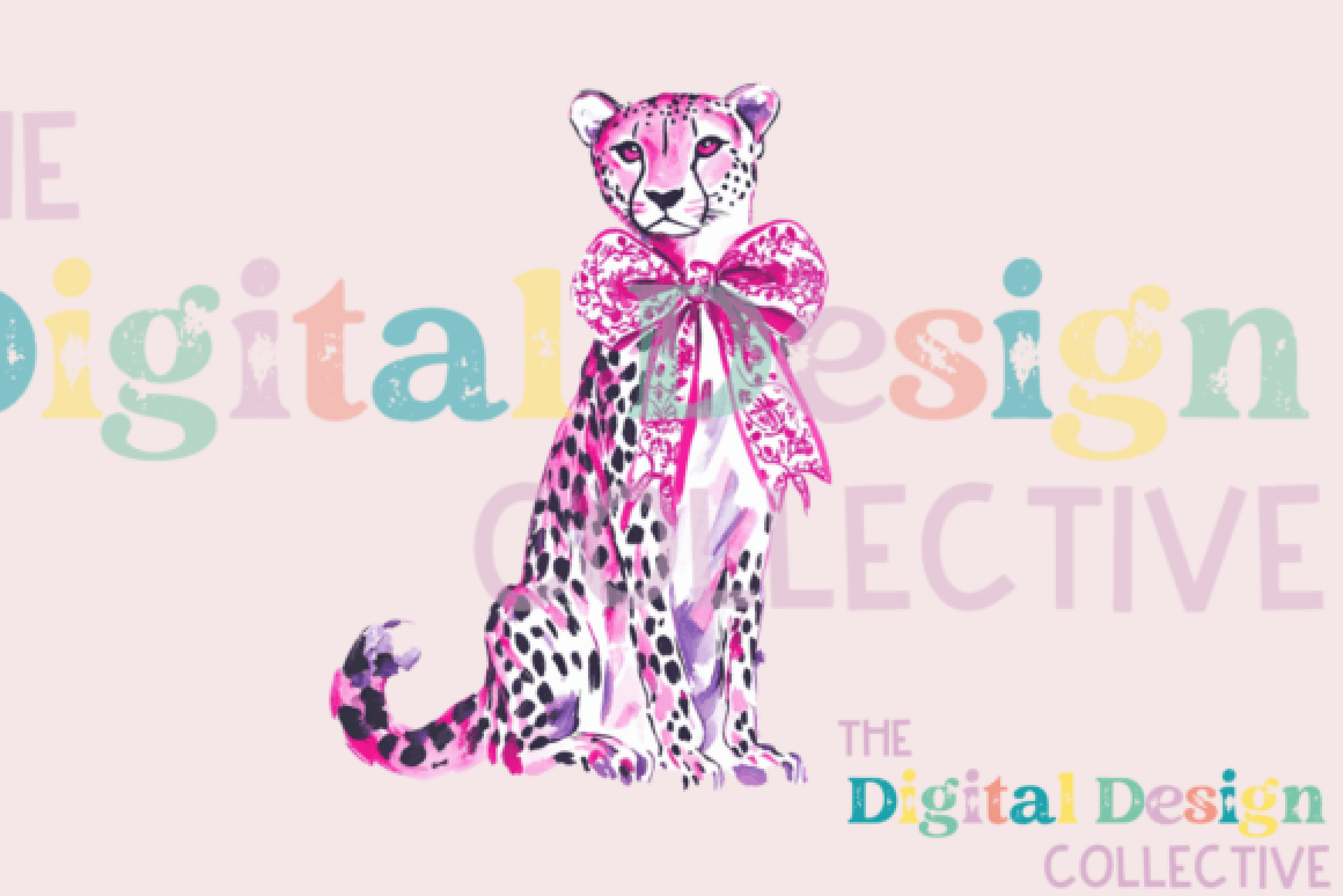 Coquette Leopard Print T-Shirt Clipart Bundle