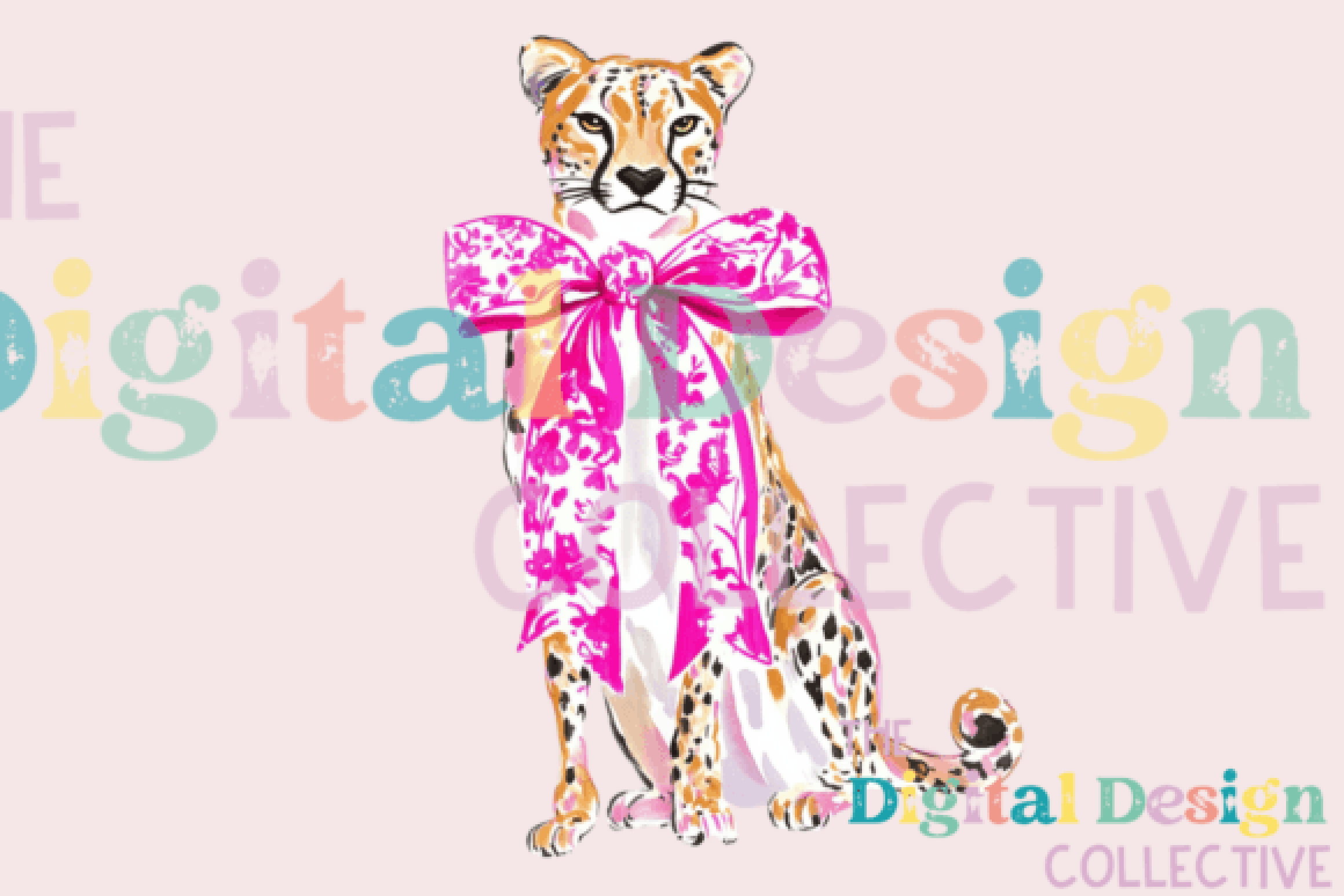 Coquette Leopard Print T-Shirt Clipart Bundle