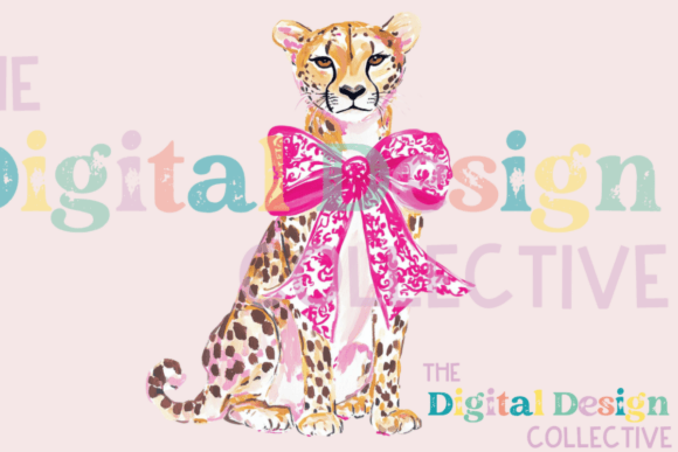 Coquette Leopard Print T-Shirt Clipart Bundle