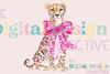 Coquette Leopard Print T-Shirt Clipart Bundle