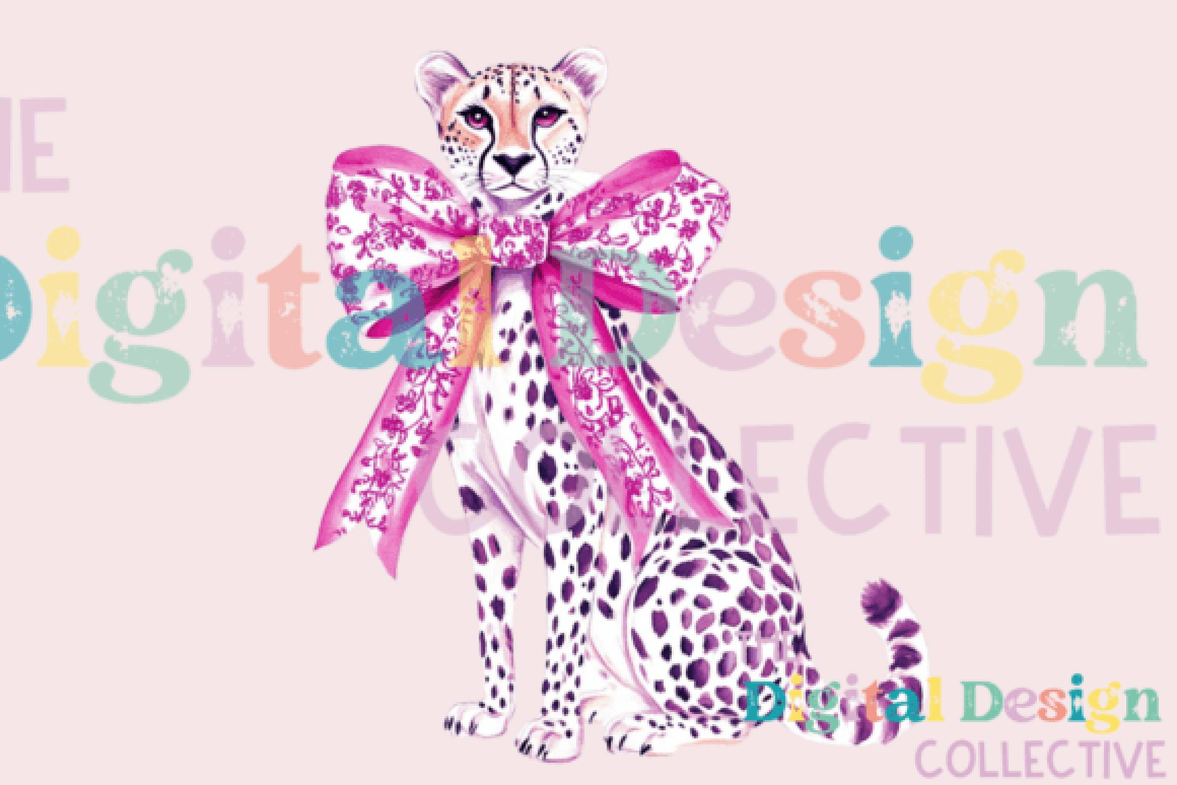Coquette Leopard Print T-Shirt Clipart Bundle