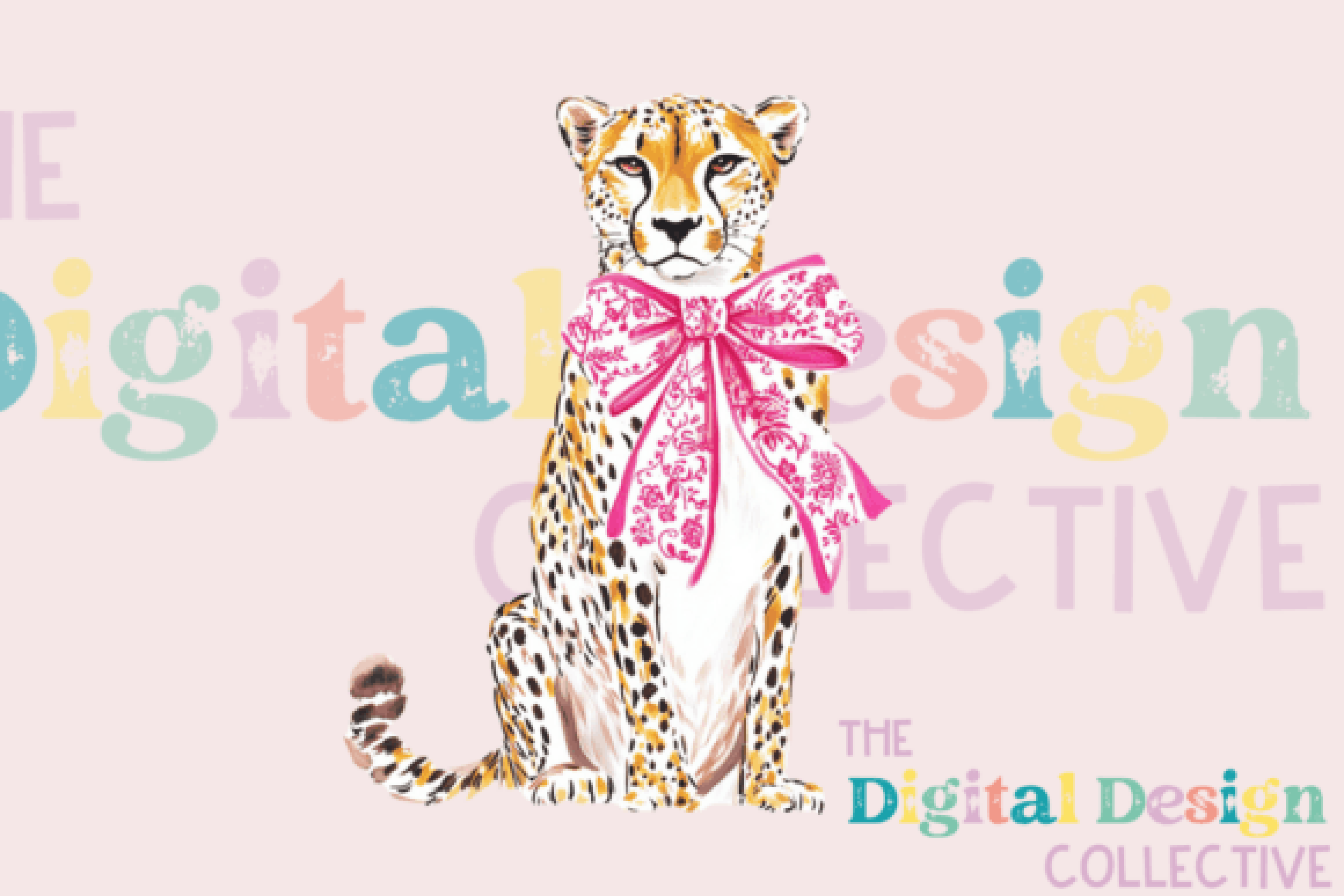 Coquette Leopard Print T-Shirt Clipart Bundle