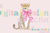 Coquette Leopard Print T-Shirt Clipart Bundle