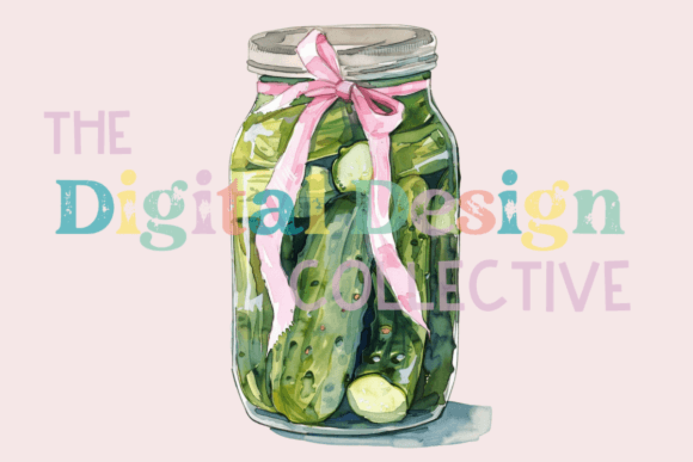 Coquette Pickle Lover Clipart Bundle