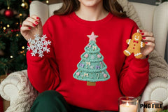 Coquette Crochet Yarn Christmas Tree Clipart Bundle - CraftNest - Digital Crafting and Art