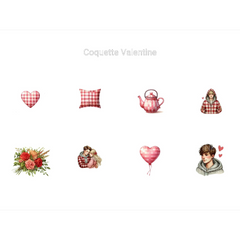 Coquette Valentine Clipart - CraftNest - Digital Crafting and Art
