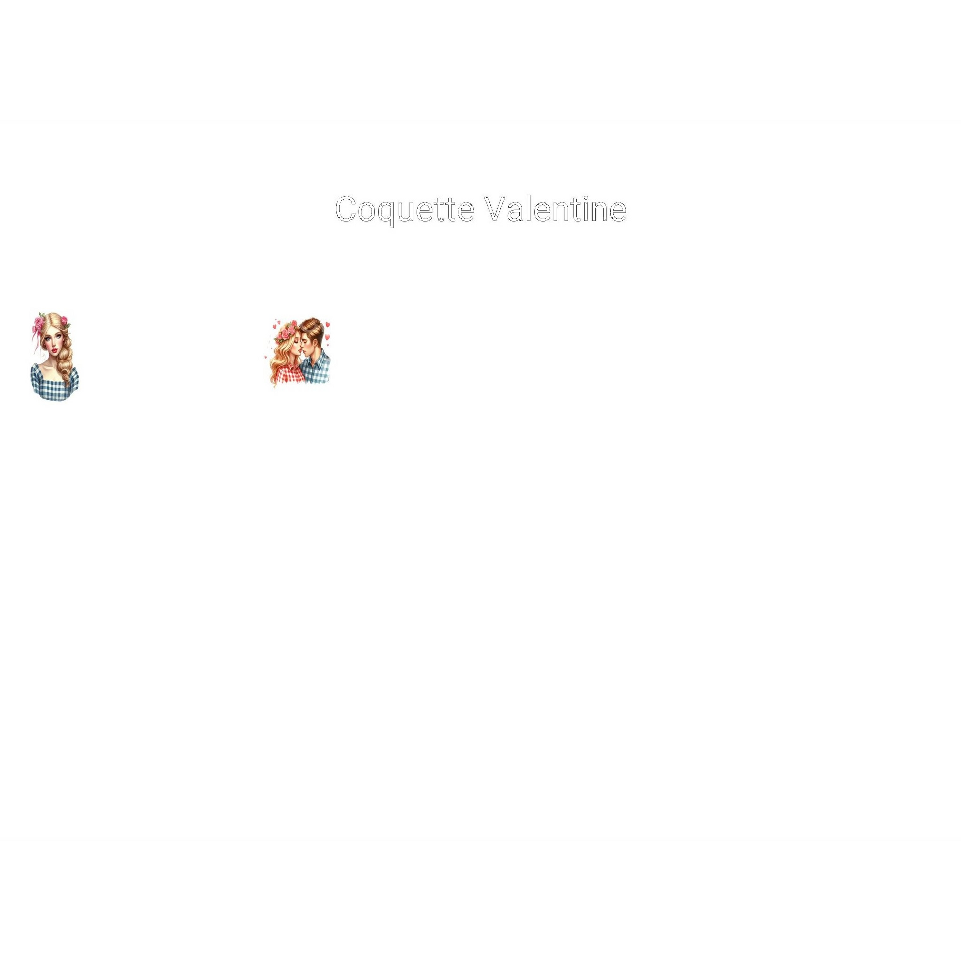 Coquette Valentine Clipart - CraftNest - Digital Crafting and Art