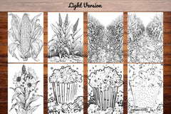 Corn Coloring Books - CraftNest - Digital Crafting and Art