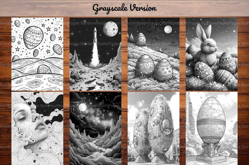 Cosmic Easter Coloring Books - CraftNest