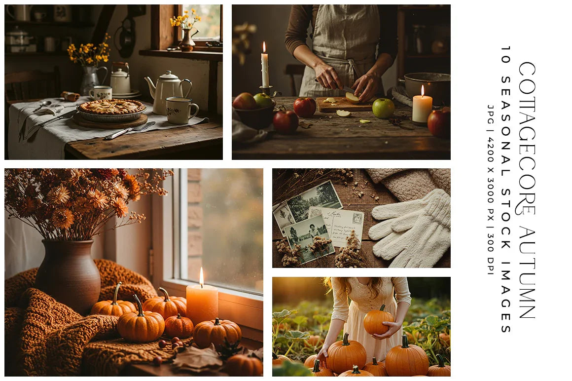 Cottagecore Autumn - Stock Images