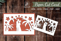 Romantic Couple Love Papercut Card Design Bundle - CraftNest - Digital Crafting and Art
