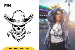 Cowboy Skull Halloween SVG Bundle - CraftNest - Digital Crafting and Art
